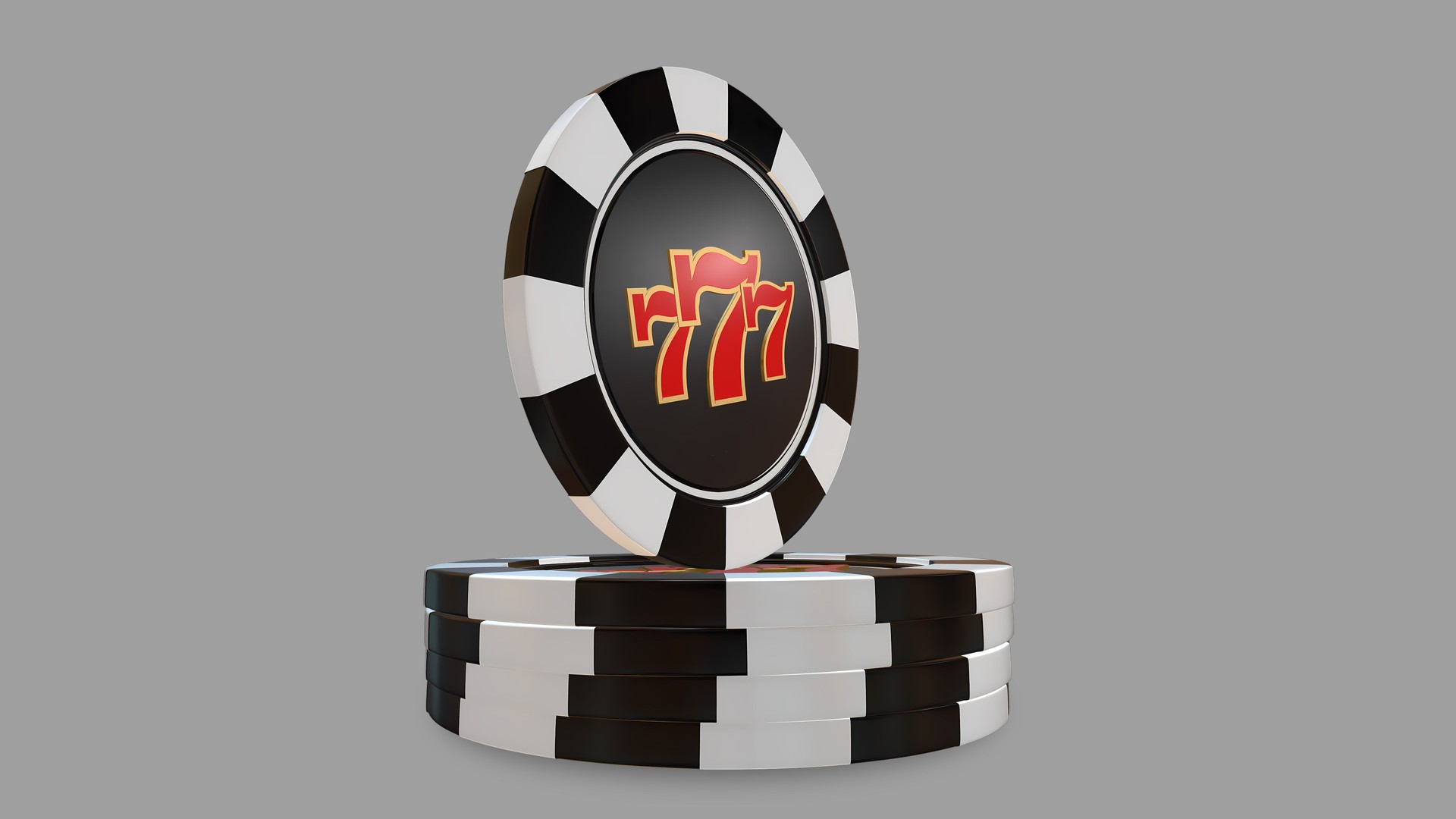 Win 777 casino chip stack